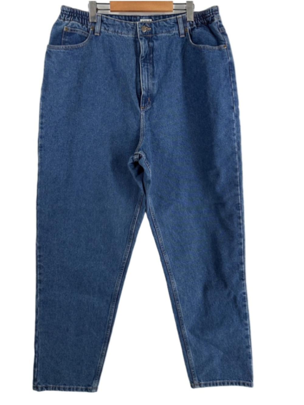 L.L.Bean original Relaxed Fit Denim Jeans Blue y2k stretch waist sz 20 MT